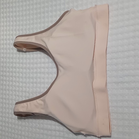 Lucky Brand Ribbed Seamless Comfort Bra Size Large Cream/Tan - Picture 12 of 15